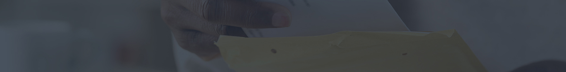 Alteração de endereço para <br> recebimento de correspondência